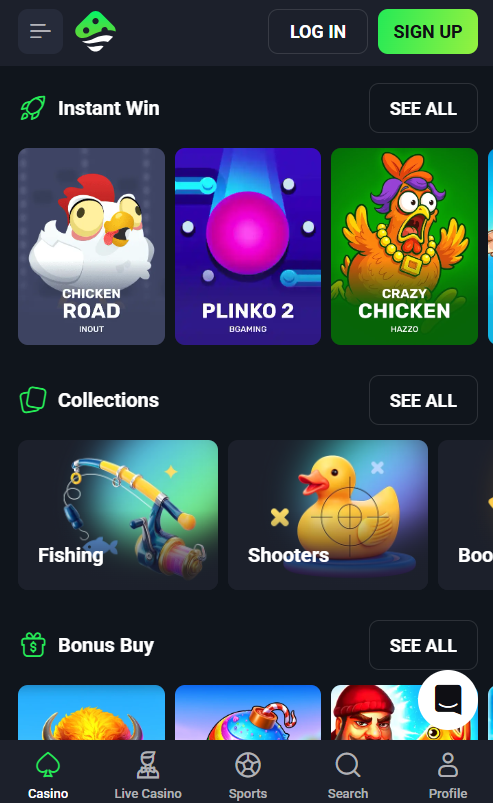 Lucky Wave Casino mobile