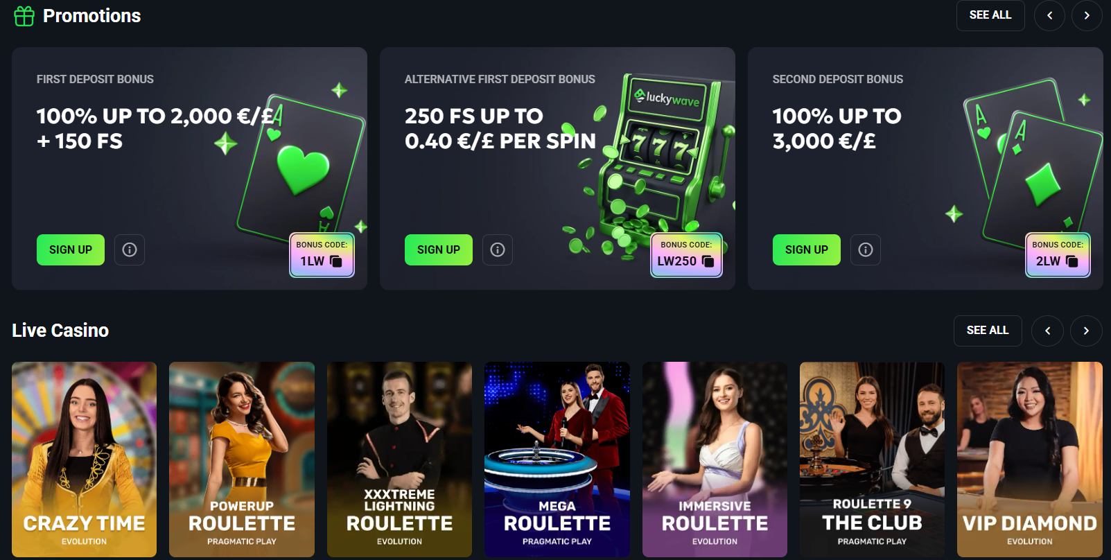 Lucky Wave Casino